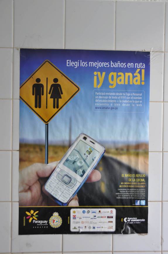 Campanha do Ministério do Turismo paraguaio pela qualidade nas estações de serviço na região do Chaco paraguaio